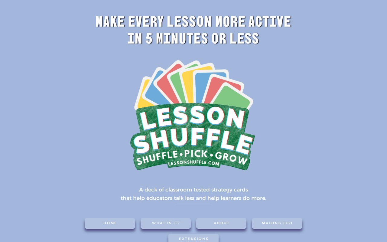 Lesson Shuffle